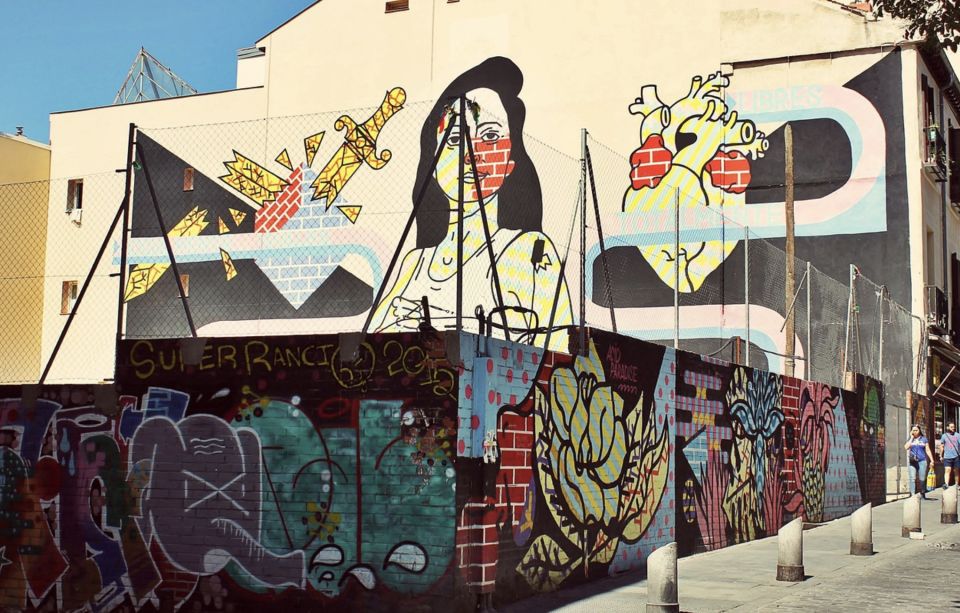A set of colorful or vibrant graffiti art stickers. Street art