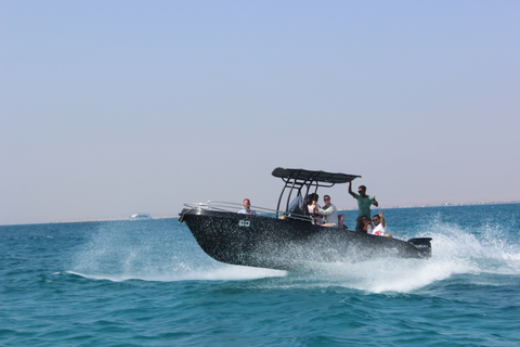 Hurghada : Bateau rapide privé vers l'île de la baie d'Orange avec déjeunerHurghada : Bateau rapide privé vers les îles de la baie d'Orange