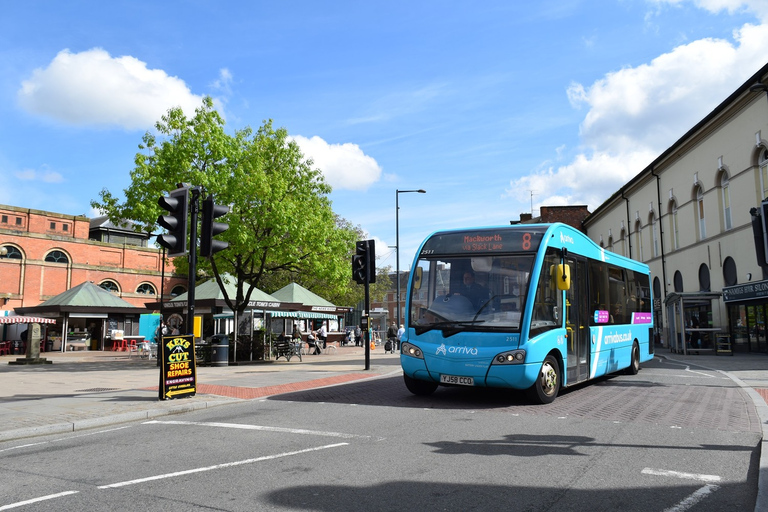 Liverpool: BUS-Transfer zum/vom Flughafen John LennonSIngle von Liverpool nach Liverpool John Lennon Flughafen