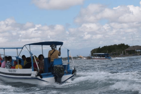 Bali: Ervaring met boot met glazen bodem naar SchildpaddeneilandBoot met glazen bodem naar Schildpaddeneiland met pick-up