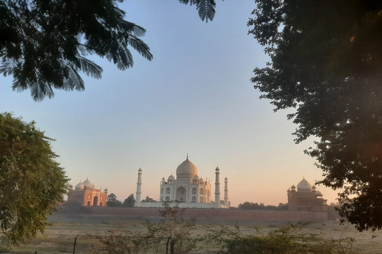 Da Agra: Taj Mahal e Agra City Highlights Tour in autoSolo trasporto AC privato e guida turistica