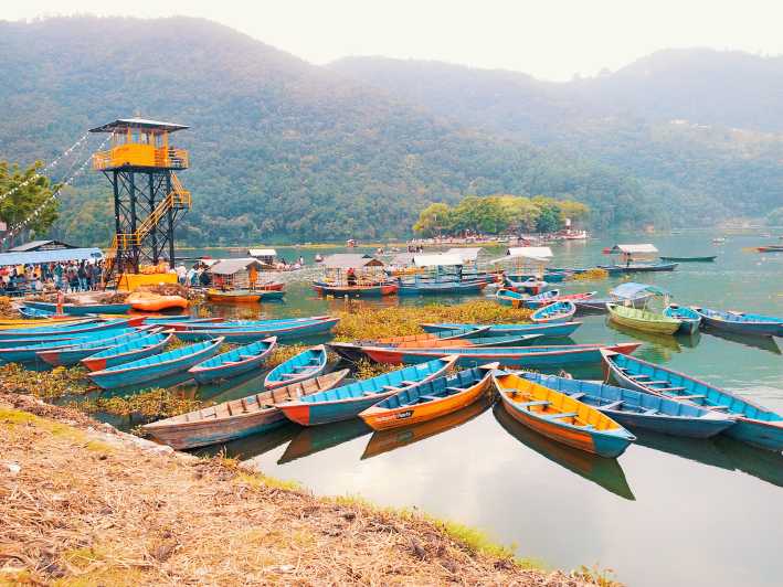 Pokhara in 5 Hours: Lake, Museum, Cave, Falls & Pagoda Hill