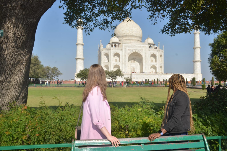 From New Delhi : Delhi &amp; Agra 2 Days Tour with Car &amp; TrainAc Car &amp; Train, Entrance Tickets, Guide, Lunch &amp; 5* Hotel