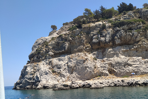 De Rhodes: croisière en bateau Anthony Quinn, Kalithea et Afandou