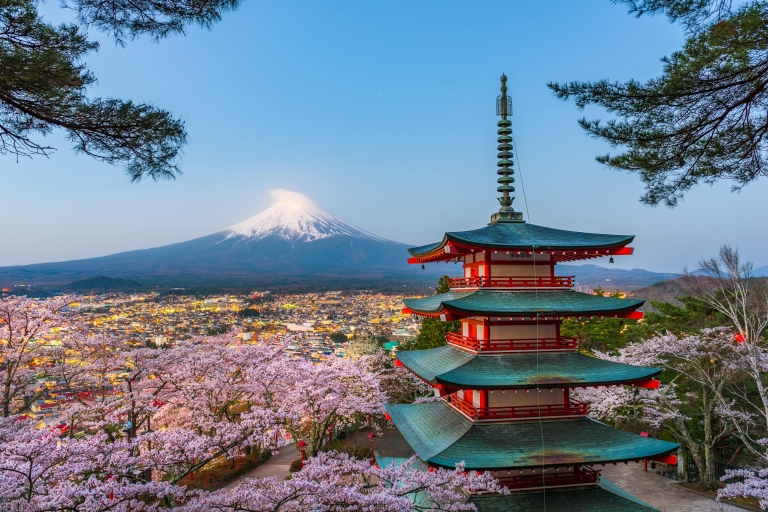 Prywatna jednodniowa wycieczka na górę Fuji i Hakone z Tokio.Mt. Fuji i Hakone Private Sightseeing Day Trip z Tokio.