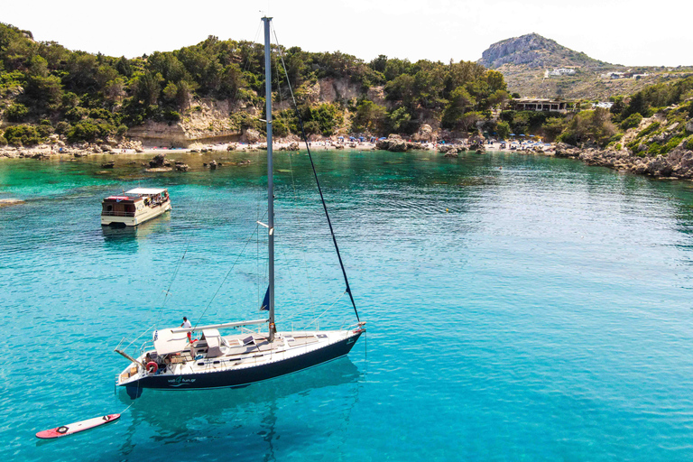 Privécruise bij zonsondergang in Rhodos-stad