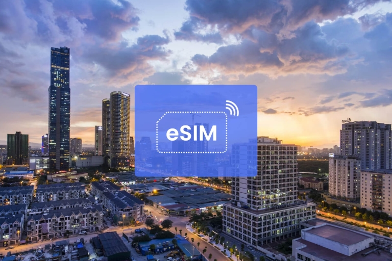 Hanoi : Vietnam/ Asie eSIM Roaming Mobile Data Plan1 GB/ 7 jours : 22 pays asiatiques