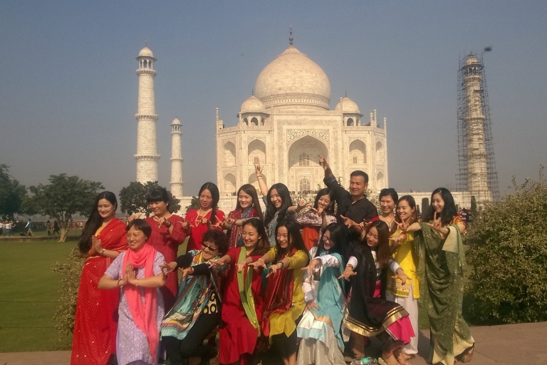 Von Delhi: Taj Mahal und Agra Fort Tour mit dem PrivatwagenAll Inclusive Tour Paket