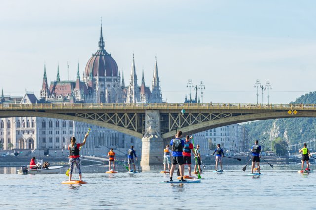 Budapest: Stand-Up-Paddleboarding-Tour