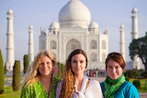 Au départ de Delhi : visite guidée du Taj Mahal et du fort d'AgraVisite avec voiture et guide uniquement