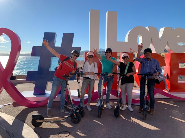 Visit Nice Must-Sees Electric Scooter Tour in Cagnes-sur-Mer, France