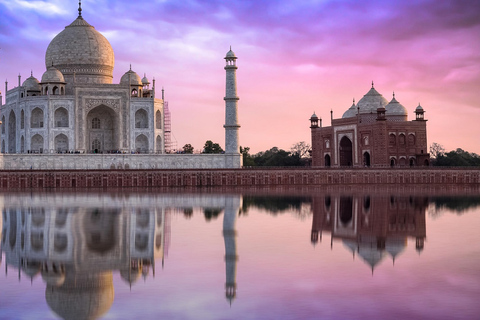 Depuis Agra : Visite du Taj Mahal au coucher du soleil en Tuk TukVisite du Taj Mahal au coucher du soleil en Tuk Tuk