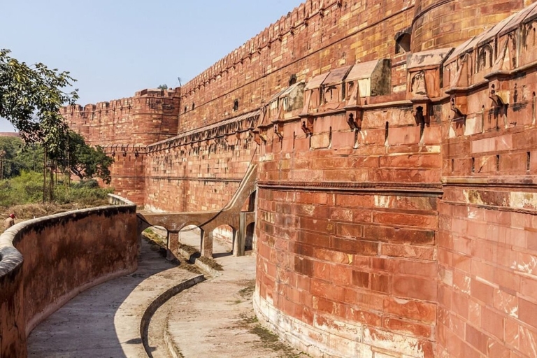 Visite privée du TajMahal et du Fort d'Agra depuis Delhi en train