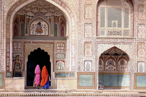 Excursión privada en tren al Taj Mahal y al Fuerte de Agra desde Delhi