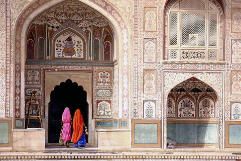 Excursión privada en tren al Taj Mahal y al Fuerte de Agra desde Delhi