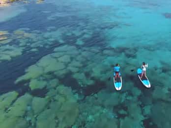 Stand Up Paddle för nybörjare Tur Cala Bona/S'Illot/Sa Coma