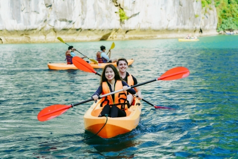 Bahía de Ha Long: Crucero de Lujo de un Día, Cuevas, Kayak y Almuerzo BuffetBahía de Ha Long: Cruceros de lujo de un día