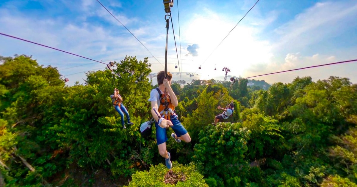 Singapore: Sentosa Mega Adventure Park Zipline-billet | GetYourGuide