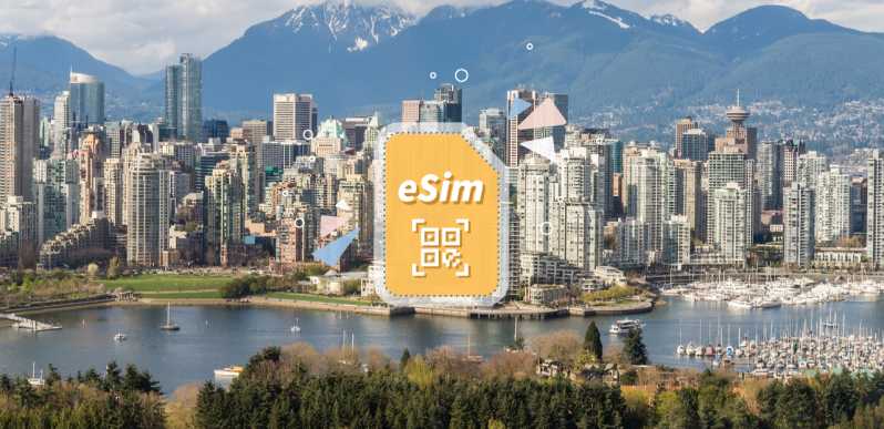 Vancouver: Canada & USA eSIM Roaming