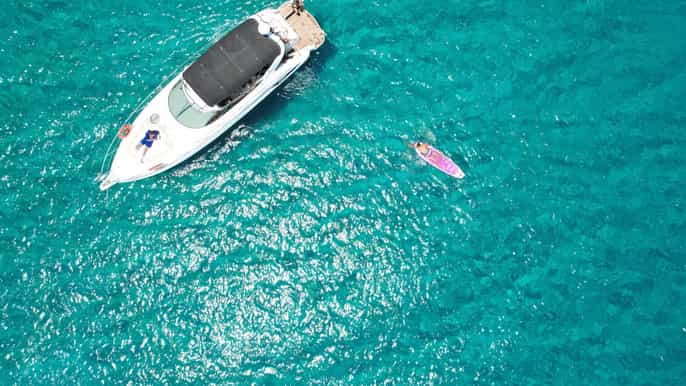 Explore the coastline blue lagoon and sea caves on Protaras.