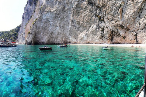 Excursión en barco por el Parque Marino de Zante y avistamiento de tortugas