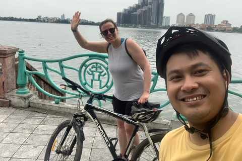 Excursion à vélo dans les lieux charmants de Hanoi