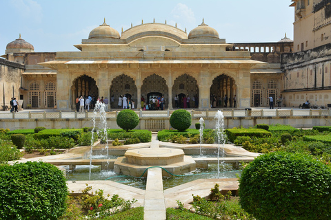 De Jaipur: Passeio turístico local em Jaipur de carroSomente serviços de transporte AC privado e guia turístico ao vivo