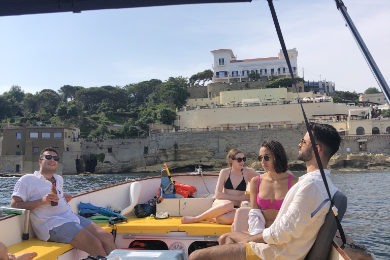 Napoli: myths and leggends from the boat with snorkeling Shared Tour