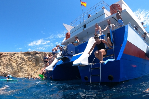 Ibiza: tour en barco a Es Vedrà por la mañana o al atardecer con bañoTour en barco al atardecer