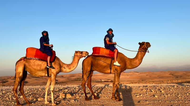 Private Sunset Camel Ride Agafay Desert GetYourGuide