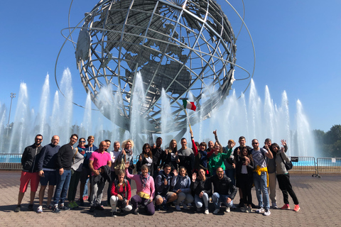 NYC : Bronx, Queens, et Brooklyn visite guidée en autocarTriboro Tour en italien