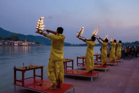 From Delhi: Haridwar and Rishikesh Day Trip with Ganga Aarti Private Rishikesh and Haridwar Same Day Tour with Guide