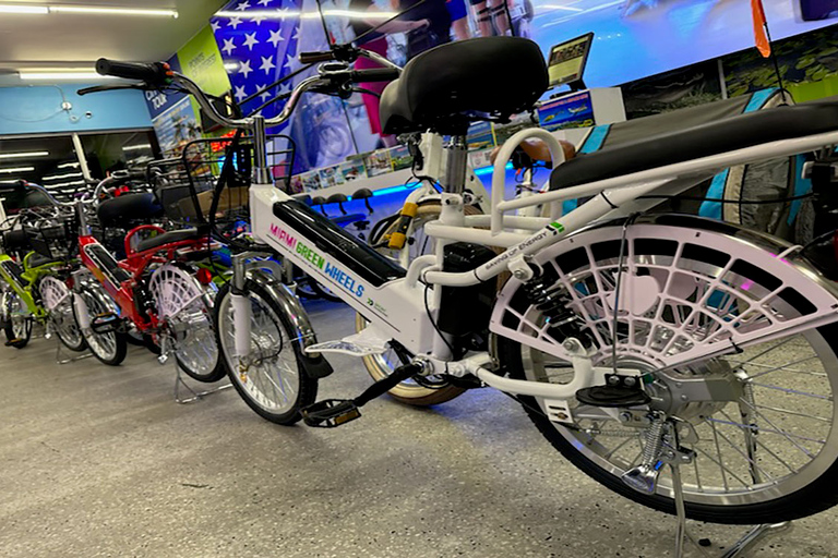 Elektrische Tandemfahrräder mieten in Miami Beach