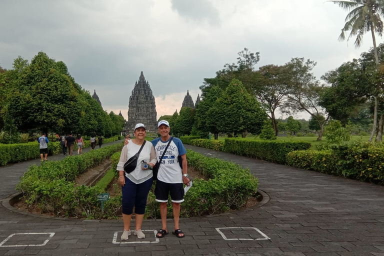 Yogyakarta: Nascer do sol em Borobudur, vulcão Merapi e Prambanan