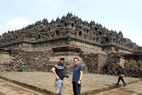 Yogyakarta: Borobudur Sunrise, Merapi Volcano, and Prambanan