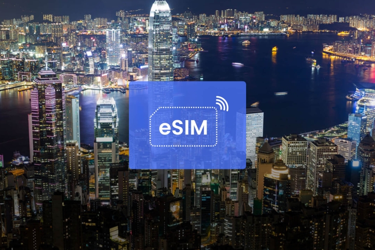 Hong Kong, China or Asia: eSIM Roaming Mobile Data with VPN 20 GB/ 30 Days:Hong Kong only
