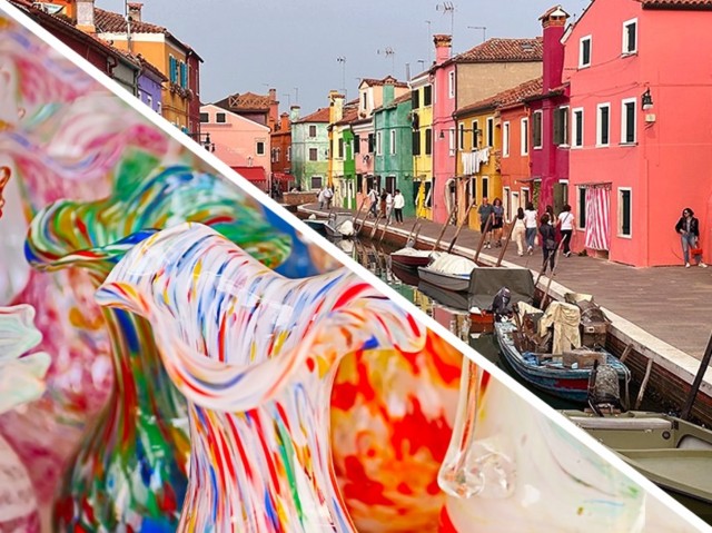 Visit From Venice Murano and Burano Half-Day Island Tour by Boat in Venezia
