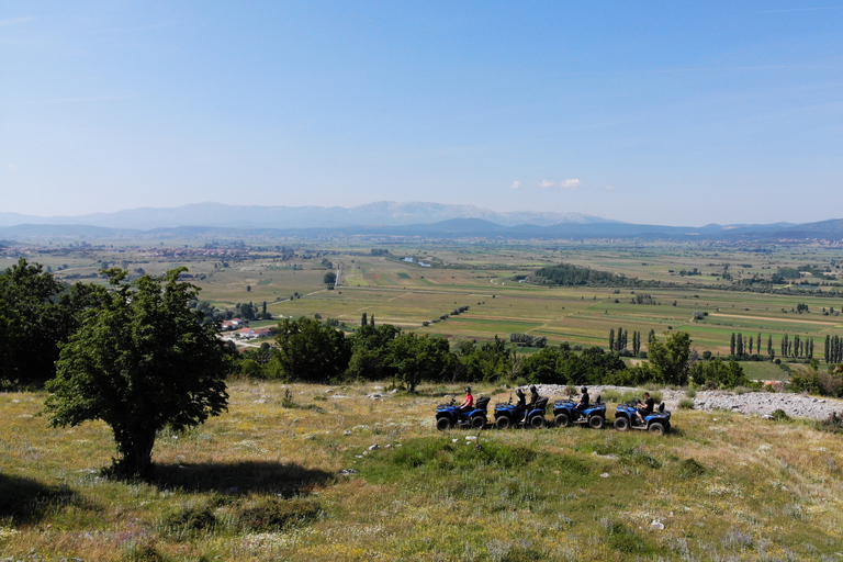 Au départ de Split : Excursion en quad dans le parc naturel de Dinara avec déjeunerVisite guidée sur des quads flambant neufs