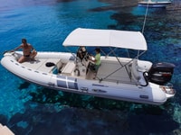 Favignana e Levanzo, tour dell'isola da una barca a costola da Trapani - Housity