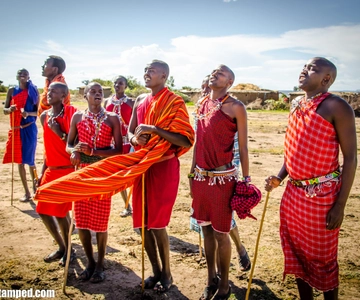 Maasai cultural Village visit in Maasai Mara