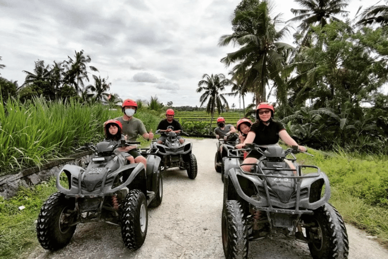 Ubud Bali : Quad Bike Dschungel, Flüsse, Wasserfälle, Höhlen