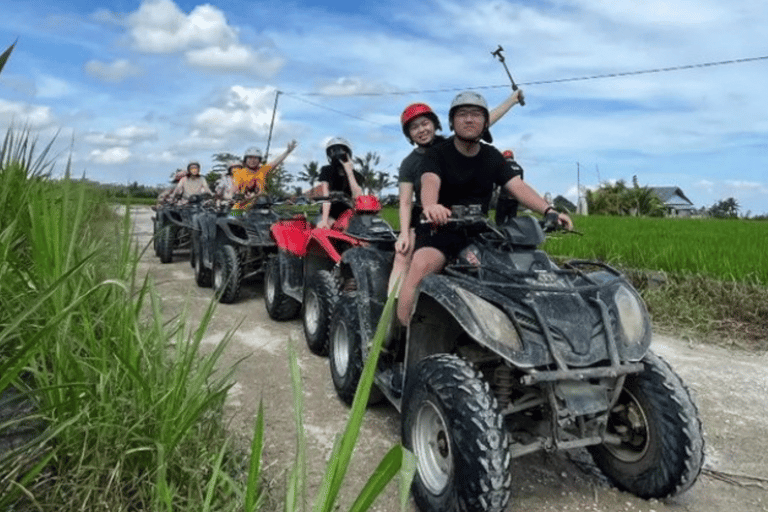 Ubud Bali : Quad Bike Dschungel, Flüsse, Wasserfälle, Höhlen