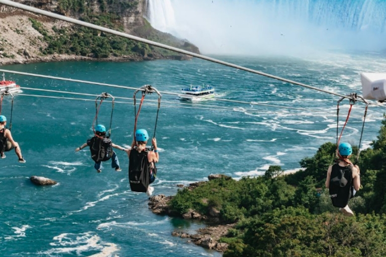 Niagara Falls, Canada: Early Bird VIP Zip-line to The Falls