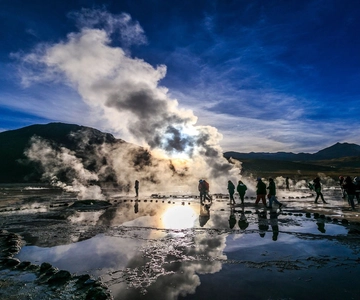 From San Pedro de Atacama: El Tatio Geyser Field & Wetlands