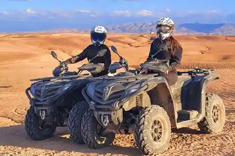 Marrakech: Agafay woestijn quad tour met Marokkaanse thee