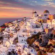 Héraklion : Ferry pour Santorin et excursion à Fira et Oia