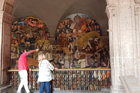 Meksyk: Półprywatna piesza wycieczka po muralach MeksykuMeksyk: Tour Murales de Mexico Semiprivado Español