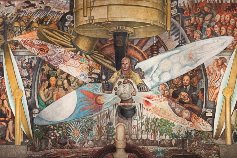 Mexico : Les peintures murales de Mexico Visite à pied semi-privée