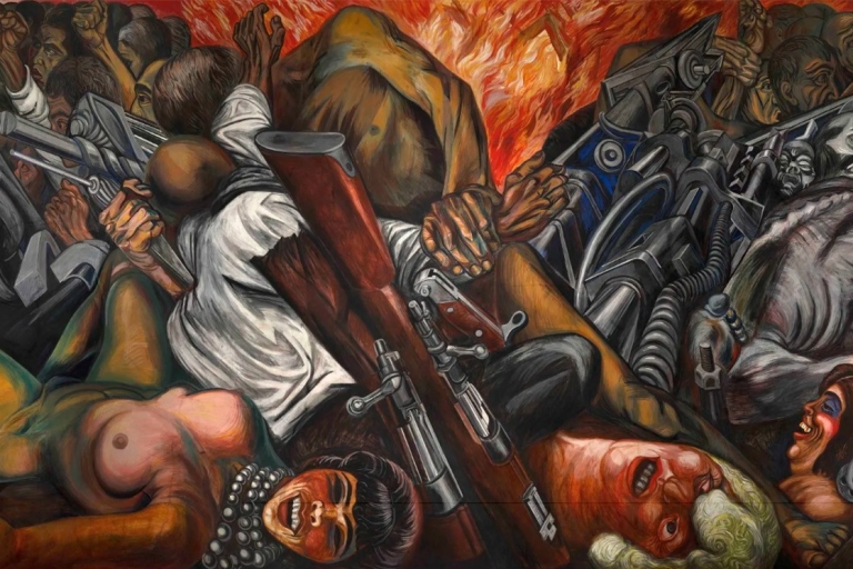 Mexico : Les peintures murales de Mexico Visite à pied semi-privée