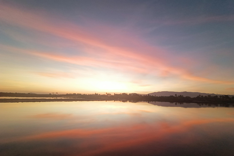 Countryside: Pepper Farm, Lake, Salt field Reflection Sunset